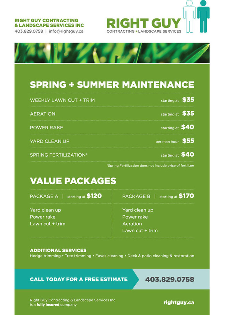 current flyer right guy contracting landscape services inc current flyer